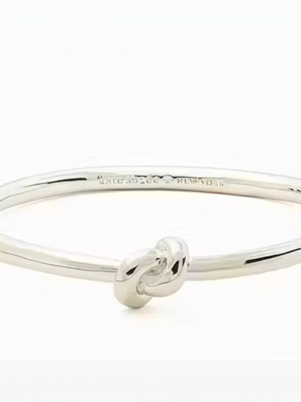 Kate Spade Sailors Knot Silver Bracelet